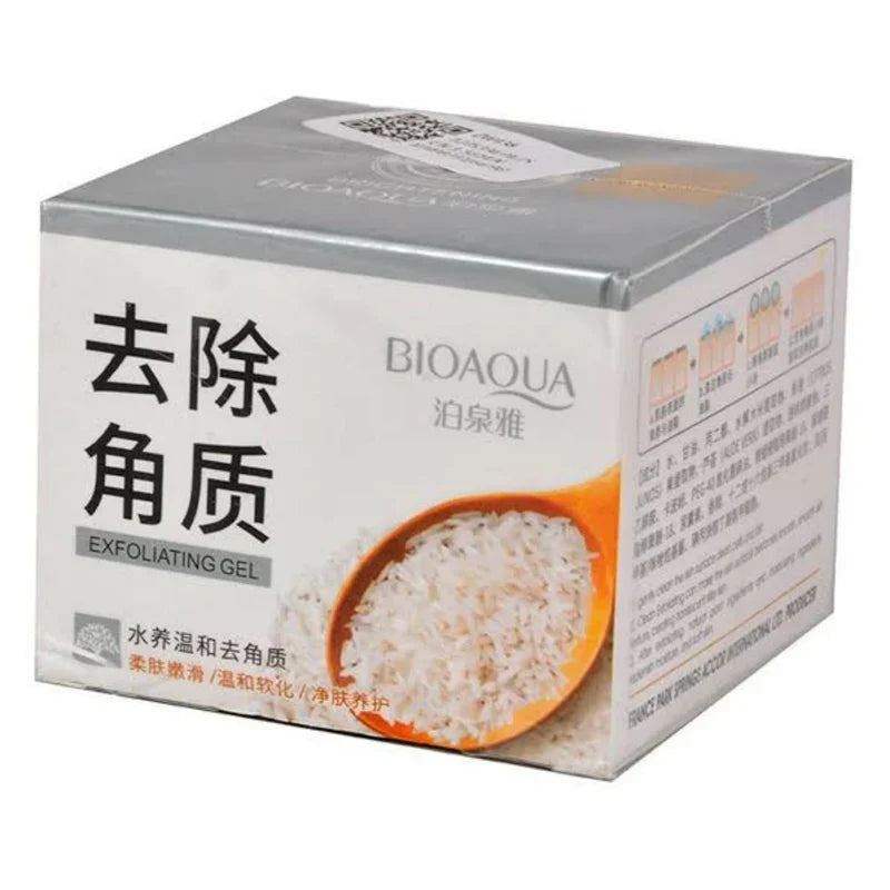 Bioaqua Brightening & Exfoliating Rice Gel Face Scrub 140g - ZEPHALI