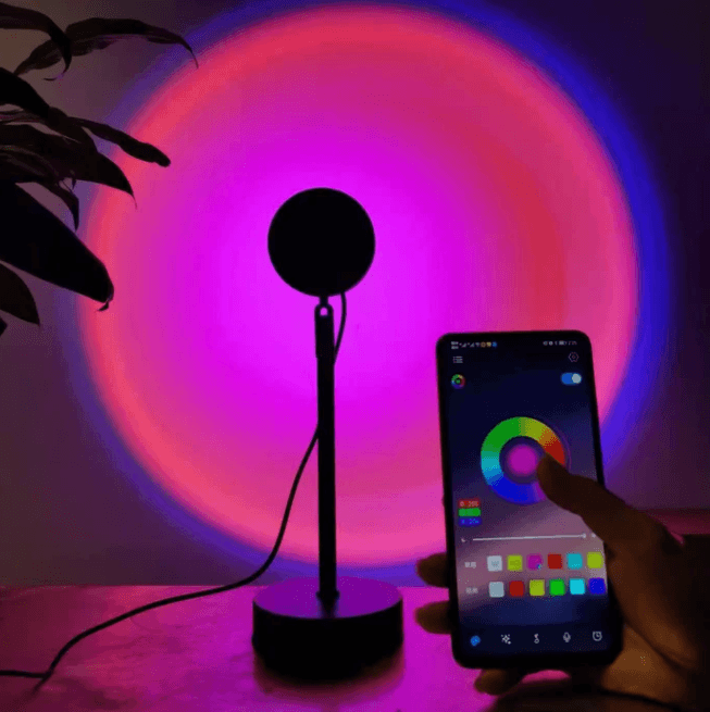 SUNSET LAMP – 16 COLORS REMOTE CONTROLLED - ZEPHALI